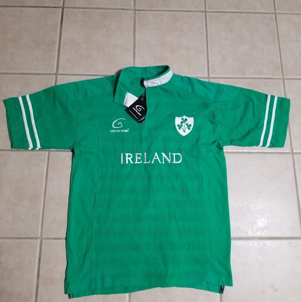 NWT Live For Rugby IRELAND Shirt M